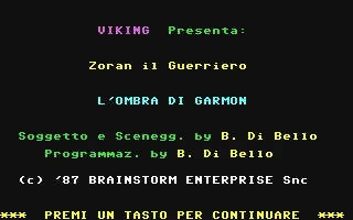 Zoran il Guerriero : L'Ombra di Garmon box art