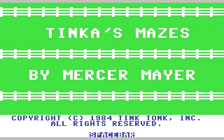 Tink! Tonk! - Tinka's Mazes box art
