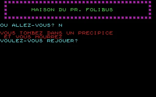 Maison Du Pr. Folibus box art