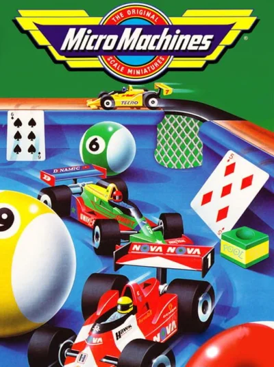 Super Micro Machines 1999 box art