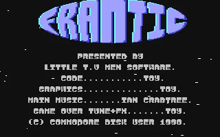 Frantic box art