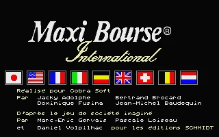 Maxi Bourse International box art