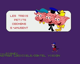 Trois Petits Cochons S'amusent, Les box art