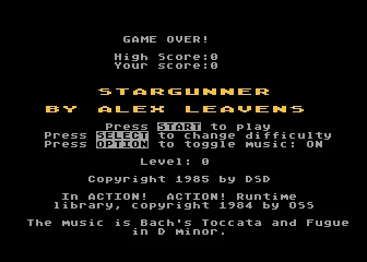 Stargunner box art