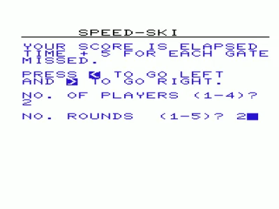 Speedski box art