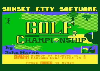 Golf Championship box art