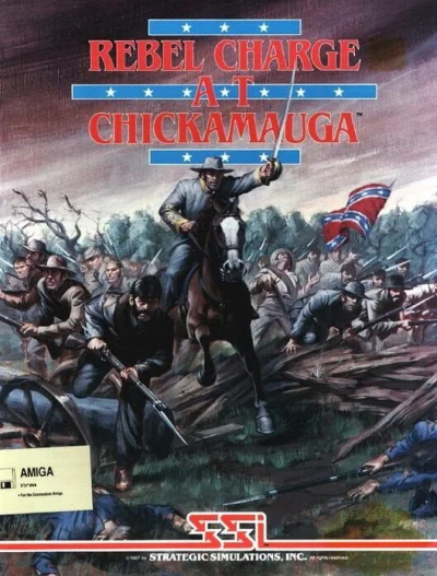 Rebel Charge at Chickamauga box art