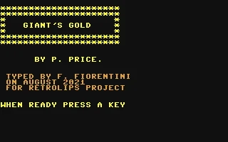 Giant's Gold box art
