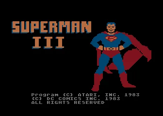 Superman 3 box art