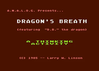 Dragon's Breath box art