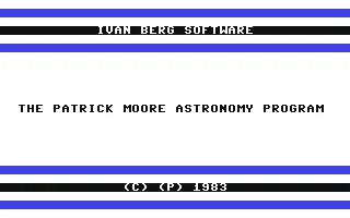 The Patrick Moore Astronomy Program box art