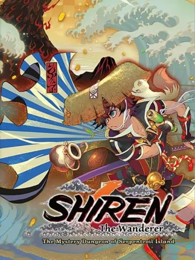 Shiren the Wanderer: The Mystery Dungeon of Serpentcoil Island box art