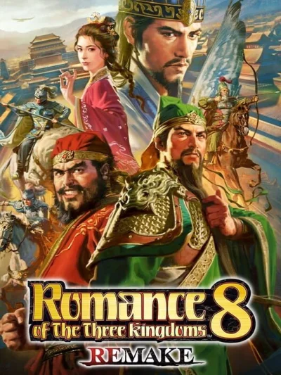 Romance of the Three Kingdoms 8 Remake box art