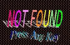 Not Found box art