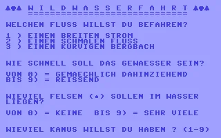 Wildwasserfahrt box art