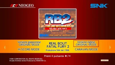 Aca Neogeo Real Bout Fatal Fury 2 box art