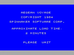 Aegean Voyage box art