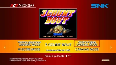 Aca Neogeo 3 Count Bout box art