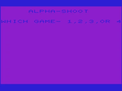Alpha Shoot box art