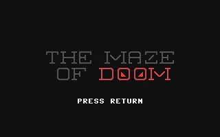 The Maze of Doom box art
