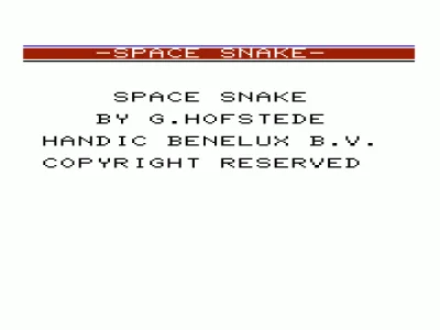 Space Snake box art