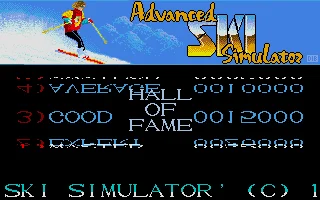 Advanced Ski Simulator box art