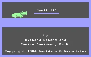 Spell It! box art