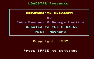 Anna's Gram box art