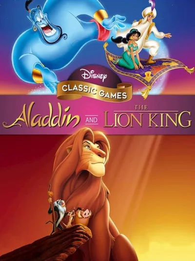 Disney Classic Games: Aladdin and The Lion King box art