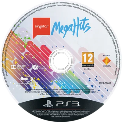 SingStar MegaHits box art