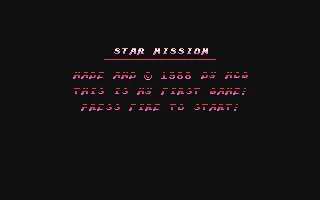 Star Mission box art