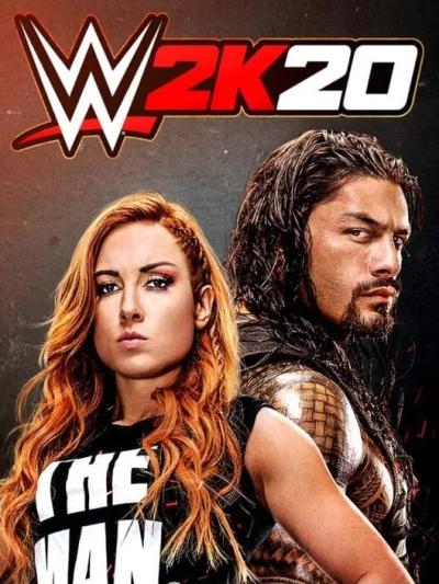 WWE 2K20 box art