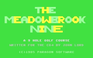 The Meadowbrook Nine box art
