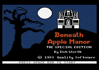 Beneath Apple Manor - The Special Edition box art