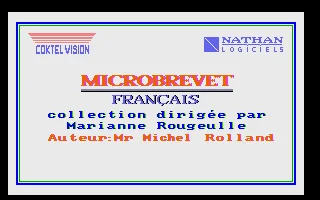 MicroBrevet Français box art