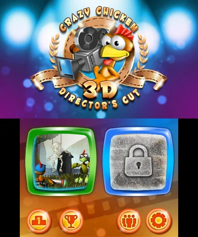 Crazy Chicken - Director's Cut 3D box art