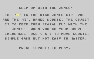 Keep Up with the Jones' box art