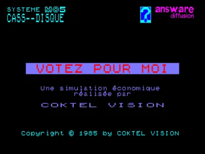 Votez Pour Moi box art