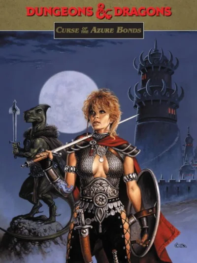 Curse of the Azure Bonds box art