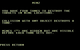 Minz box art