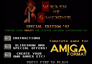 Wrath of Gwendor - Special Edition '97 box art