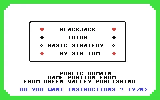 Blackjack Tutor Basic Strategy box art