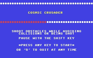 Cosmic Crusader box art