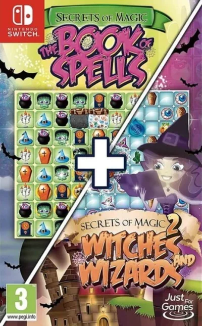 Secrets of Magic: The Book of Spells & Secrets of Magic 2: Witches and Wizards - Double Pack box art
