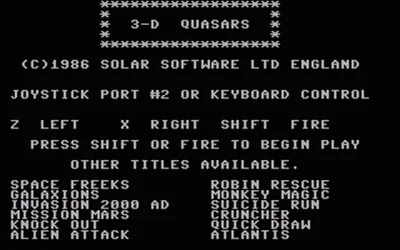 3D Quasars box art