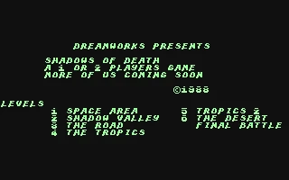 Shadows of Death box art