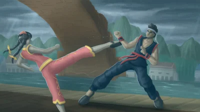 Virtua Fighter 2 box art