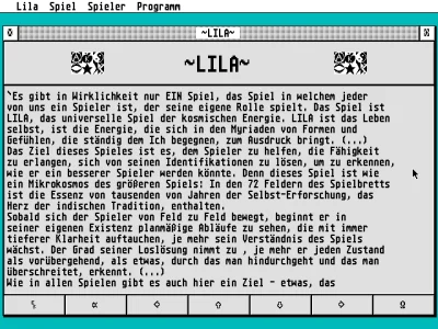 Lila - Das Kosmische Spiel box art