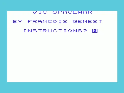 Spacewar box art