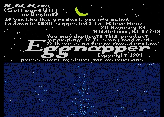 Eggnapper box art